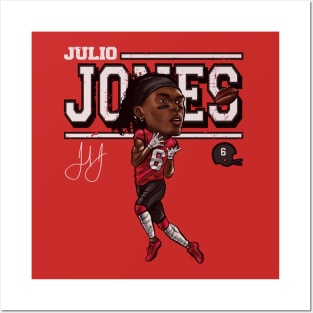 Julio Jones Tampa Bay Cartoon Posters and Art